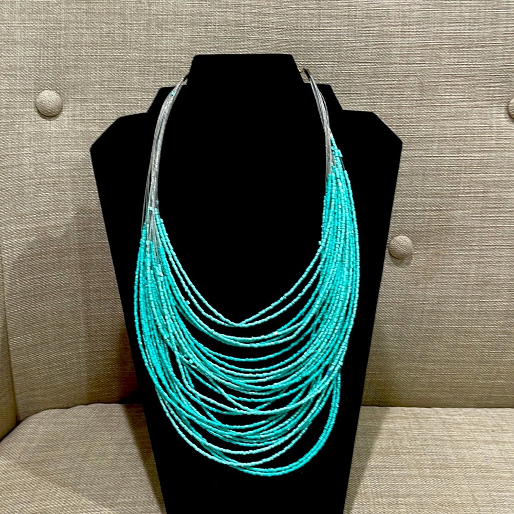 Beads multi layer necklace, never worn.